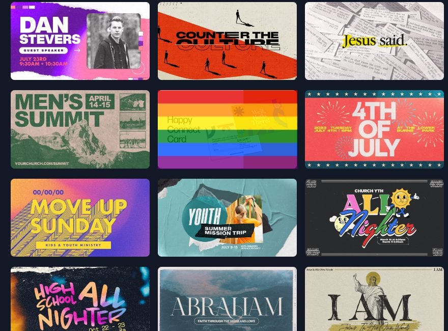 Premiere Provider of Church Graphics, Story Loop, Features LGBTQ Affirming Media
