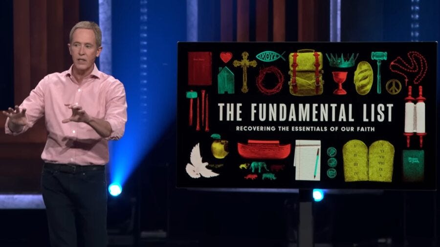 Andy Stanley’s Sermon Claim: The Bible is Not Equally Inspired or Equally Important