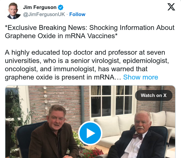 Exclusive Breaking News: Shocking Information About Graphene Oxide in mRNA Vaccines