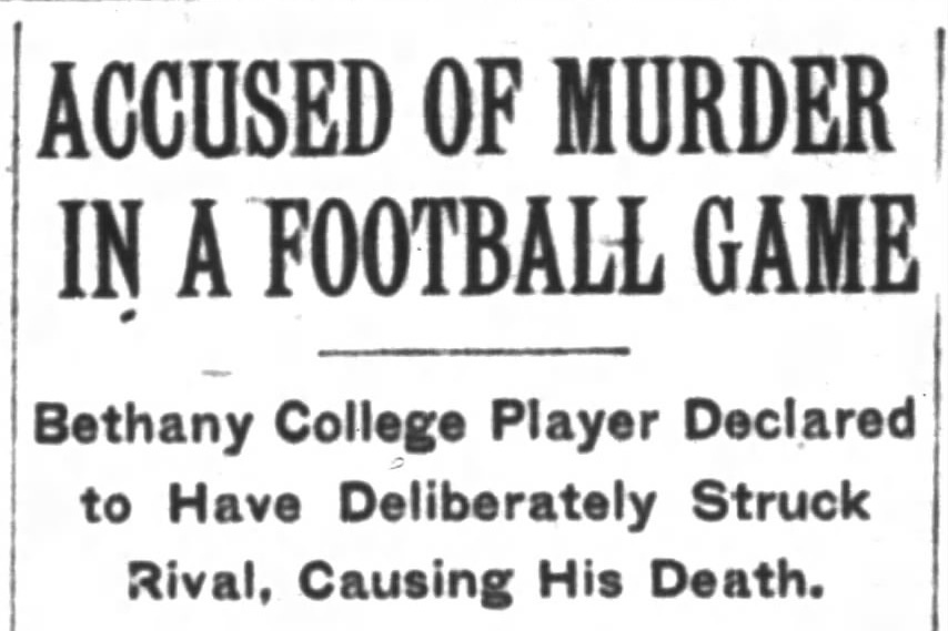 Today's Tidbit... Murder On The Football Field?