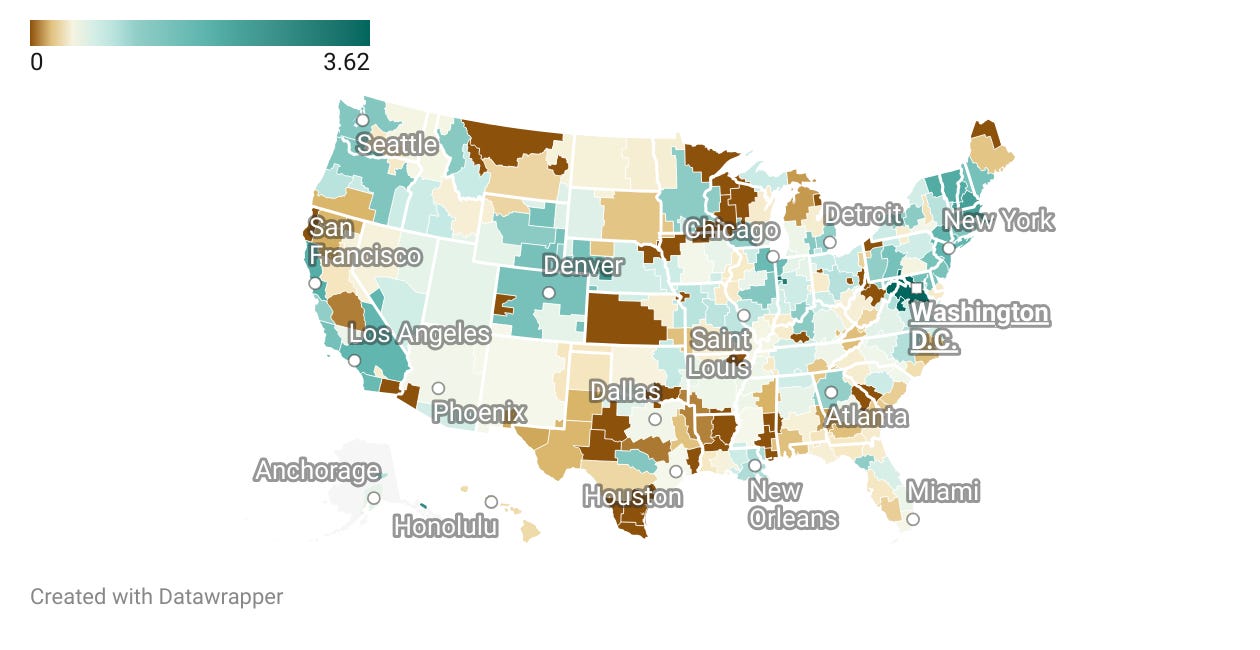 Another Deep Dive on Jeopardy! Geographic Representation — part one