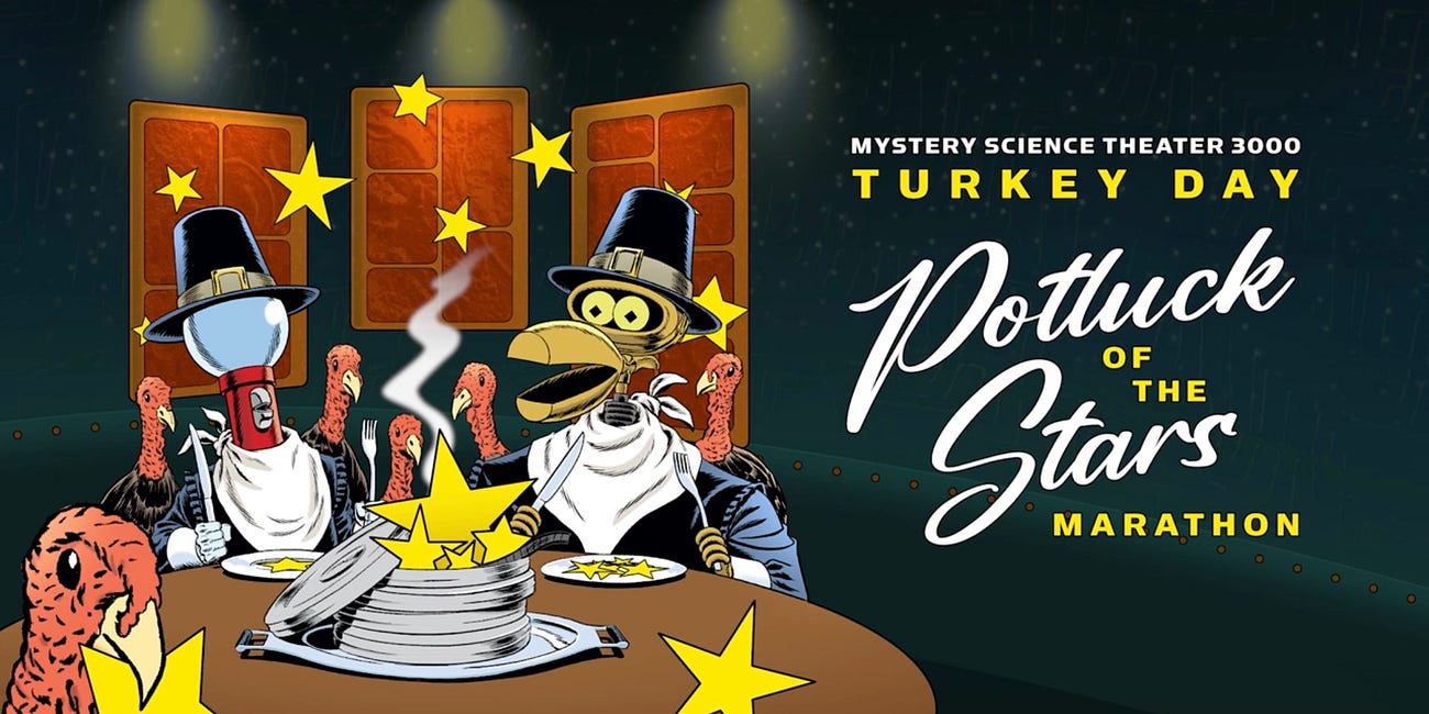 'Mystery Science Theater 3000' Announces 'Potluck Of The Stars' Turkey Day Marathon