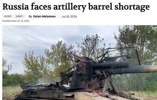 SITREP 7/19/24: West Searches for New Deflection in Russian "Barrel Crisis"