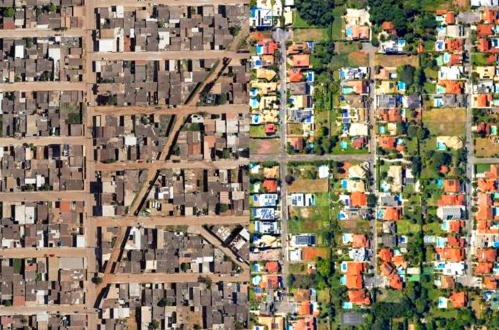 Cinzas, verdes e mapa em chamas 