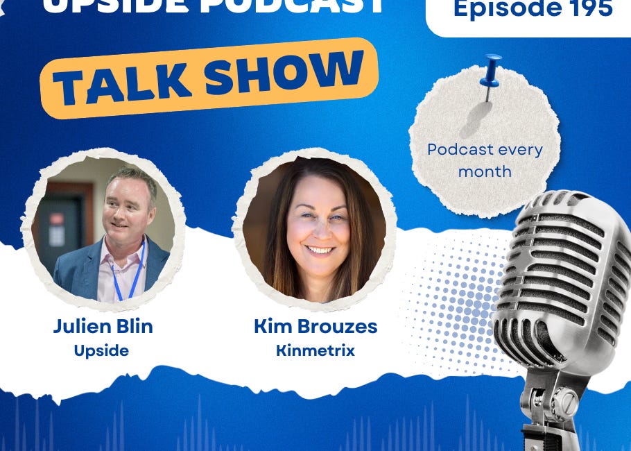 ⭐Upside Chat with Kim Brouzes, CEO of Kinmetrix, a Company that Built a Neck Strengthening Machine that Collects Data. 
