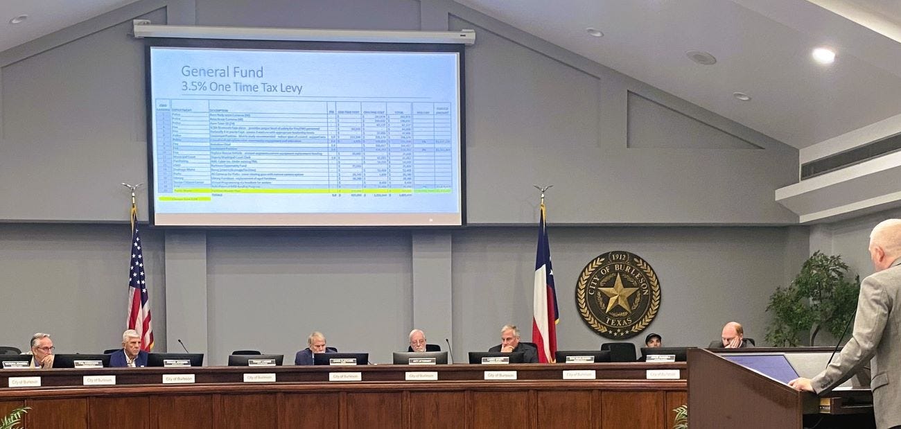 Burleson closer to finalizing budget after Monday's council meeting