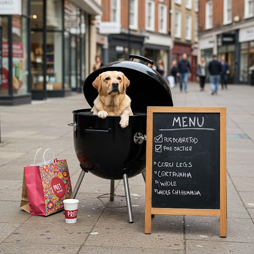 From Fetch to Feast? 'Dog Meat' Stall Shocks Bristol.'