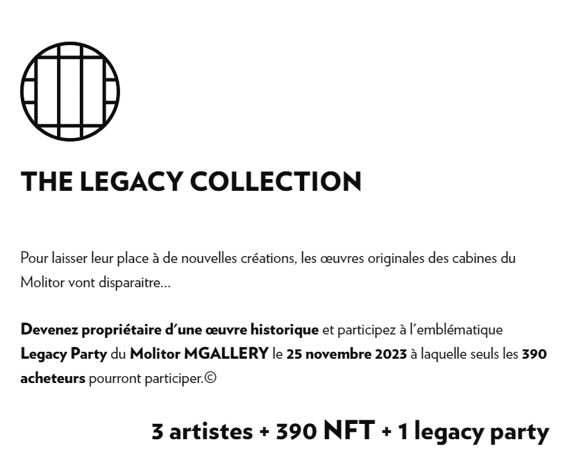 #554 | Room corpo n°1 présentée par Jen Nahmias: Le projet The Legacy Collection par Molitor x Artcare