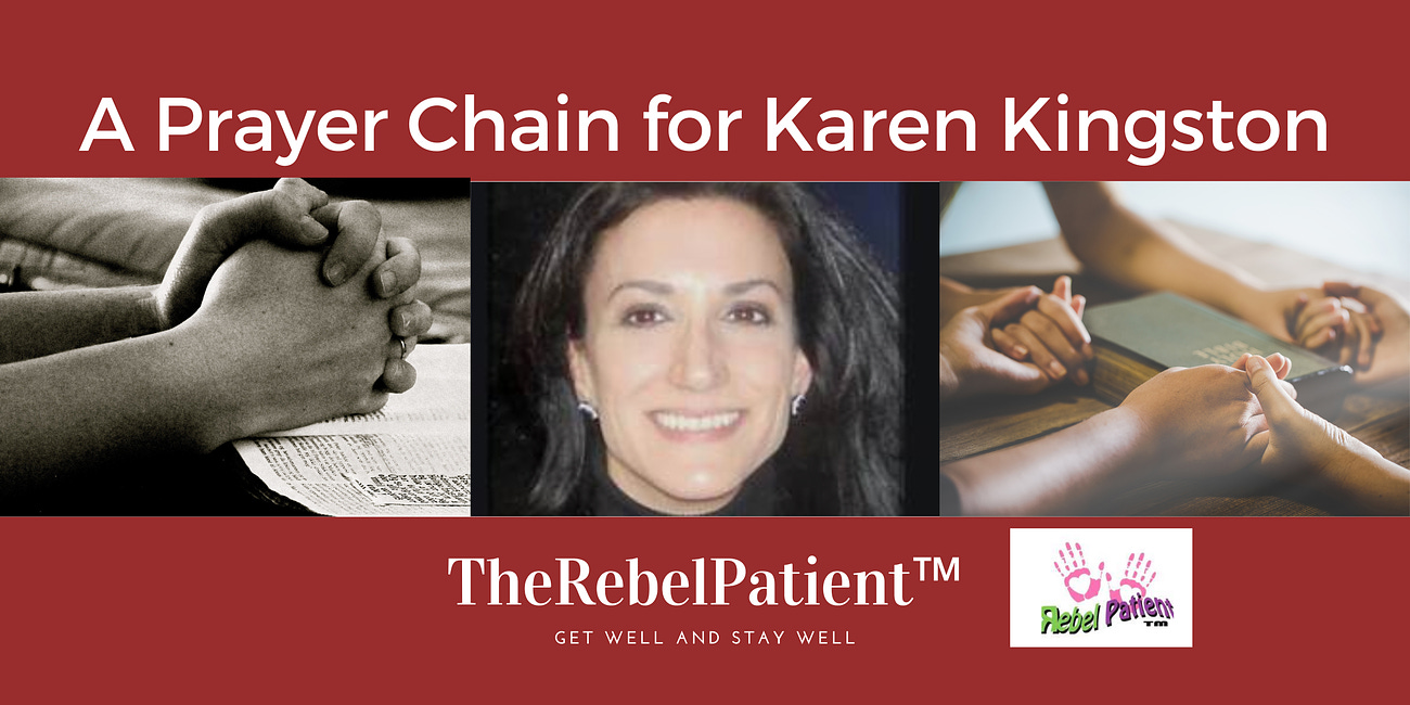 Prayer Chain for Karen Kingston's Health, Safety, and Welfare: Her Son and Mother are Fine