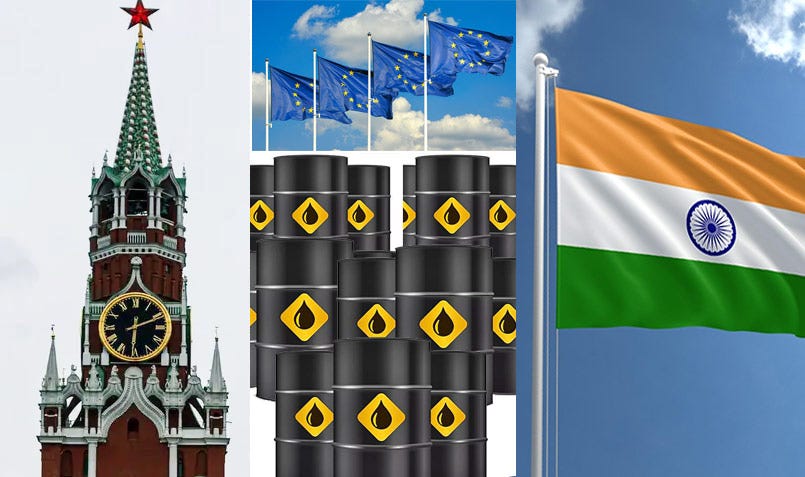 Who helped putin? India: Remix di petrolio per vendere in Europa 