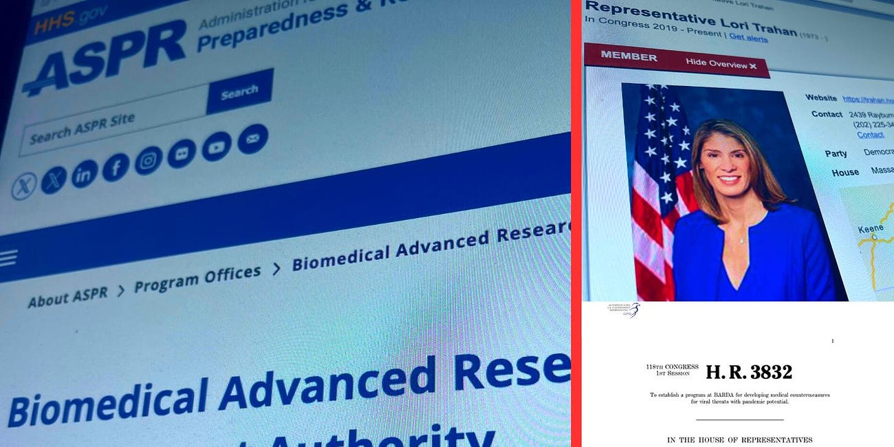 'Disease X Act of 2023' Introduced to Develop New 'Medical Countermeasures for Viral Threats with Pandemic Potential' Through BARDA Agency that Funded COVID Jabs: U.S. House of Representatives