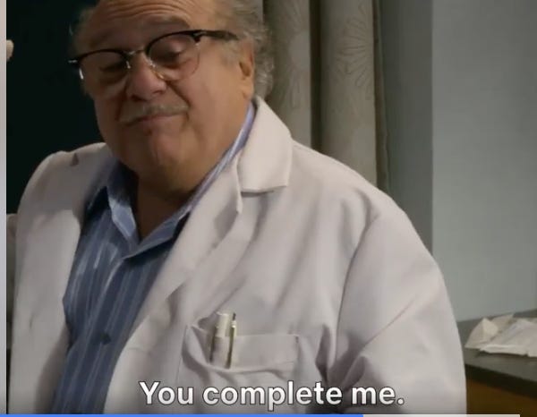 "You complete me" and other prostate humor 