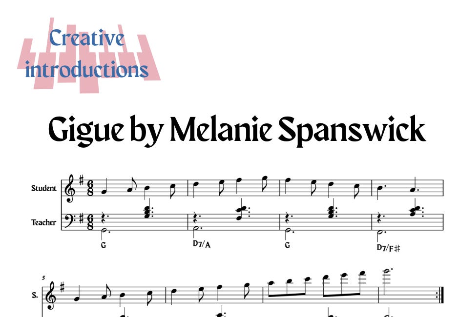 A Creative Introduction to Gigue by Melanie Spanswick