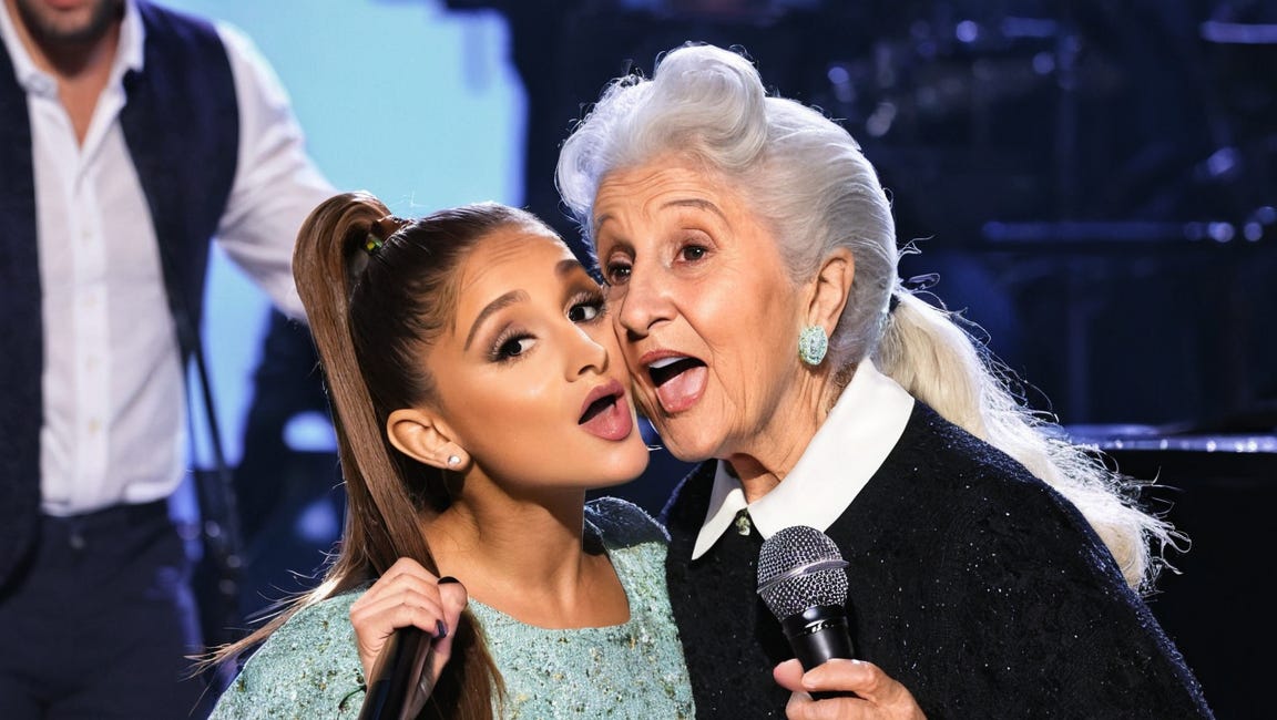 Ariana Grande's Nonna Breaks Hot 100 Record!
