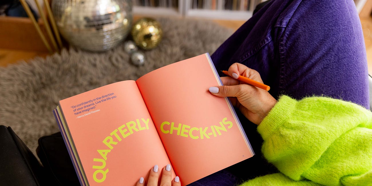 MARCH WORKSHOP: Quarterly Check-in (bring your 'Goodbye 2024, Hello 2025' journal if you have one!)