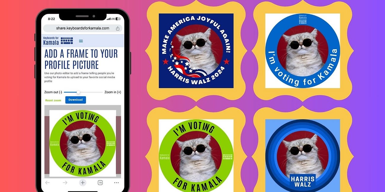 Profiles For Kamala is here! Use our new tool to update your profile photo. 