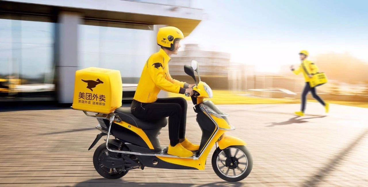 Two major China food delivery platforms to pay riders social security