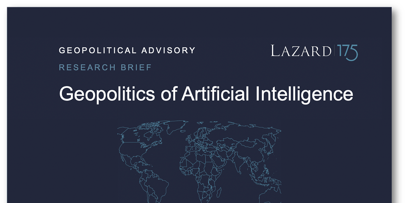 The geopolitics of artificial intelligence or "why the world is not singing Kumbaya over AI"