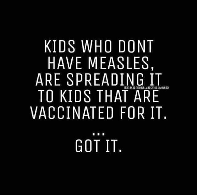 Measles. Again. Still.