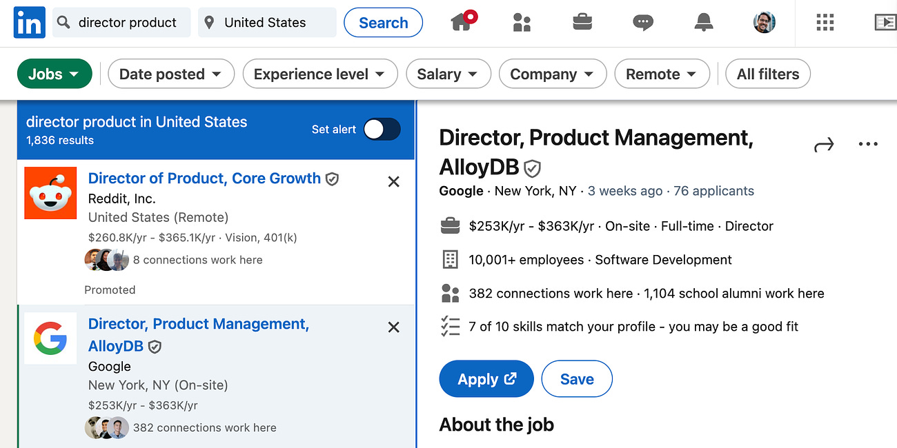 The Product Leadership Job Search