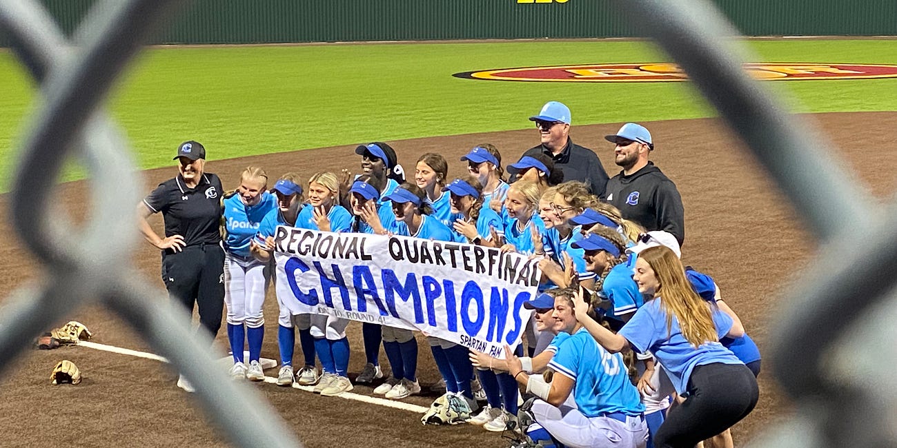 Lady Spartans ride huge second inning to Regional Quarterfinal victory