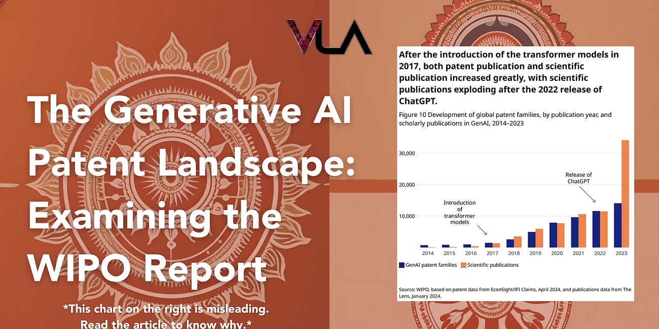 The Generative AI Patent Landscape Report by WIPO is Misleading