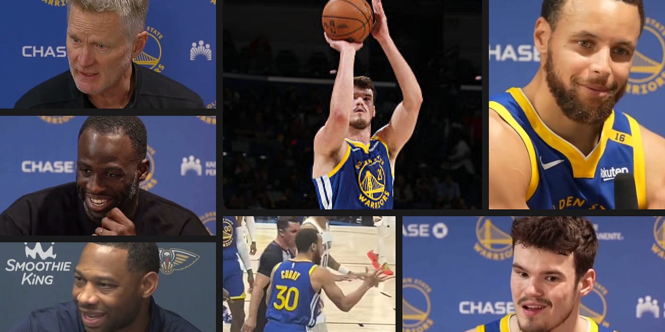 Hey Warriors fans, all those 3s are “what makes you, you” (Quinten Post voice)
