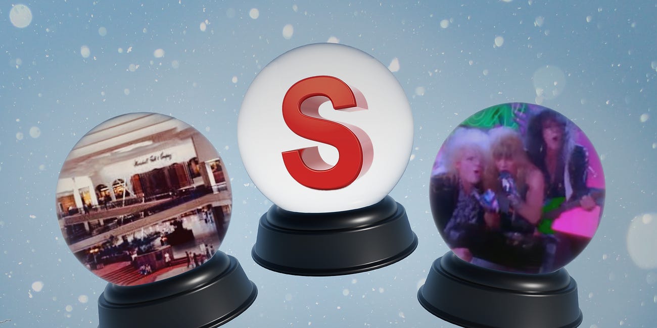 Snow Globe Memories of Malls, Hairbands and a Scarlet 'S'