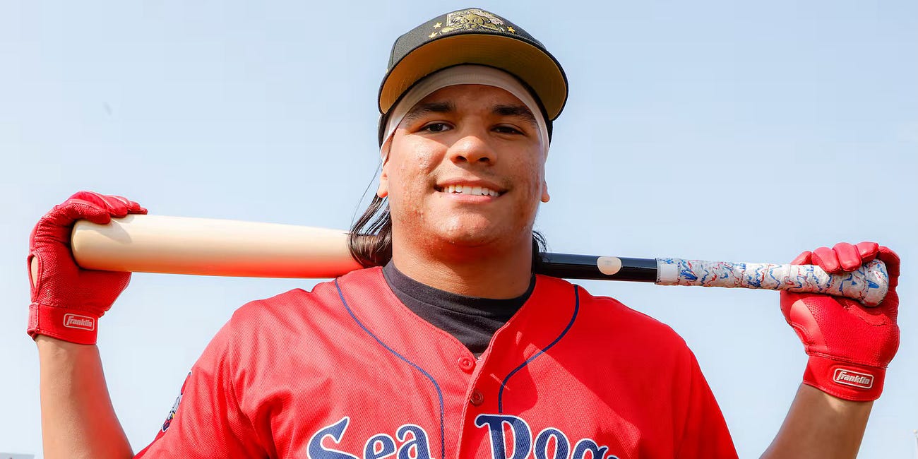 Portland Sea Dogs power-hitter getting tips from Red Sox legend David Ortiz 