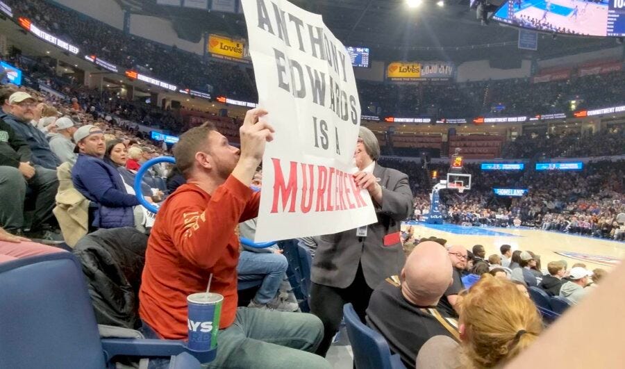 Abortion Abolitionist Has ‘Murderer’ Sign Confiscated at NBA Game