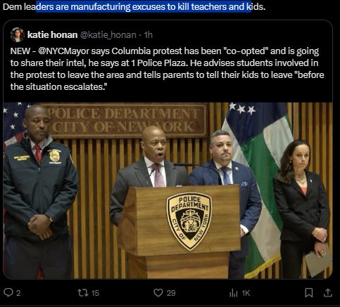 [Breaking] After Complicit 'Genocide', Biden & Co. Complicit to [Attempt] Kill or Manufacturing Excuses to kill Students, at least Starvation in 136 Encampments 