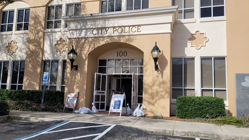 Bradenton Police Station Temporarily Closed to Public for Milton Recovery Support