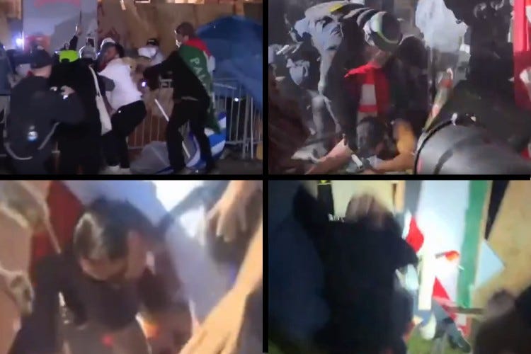 The Most Shocking Three-Second Videos From the UCLA Protests