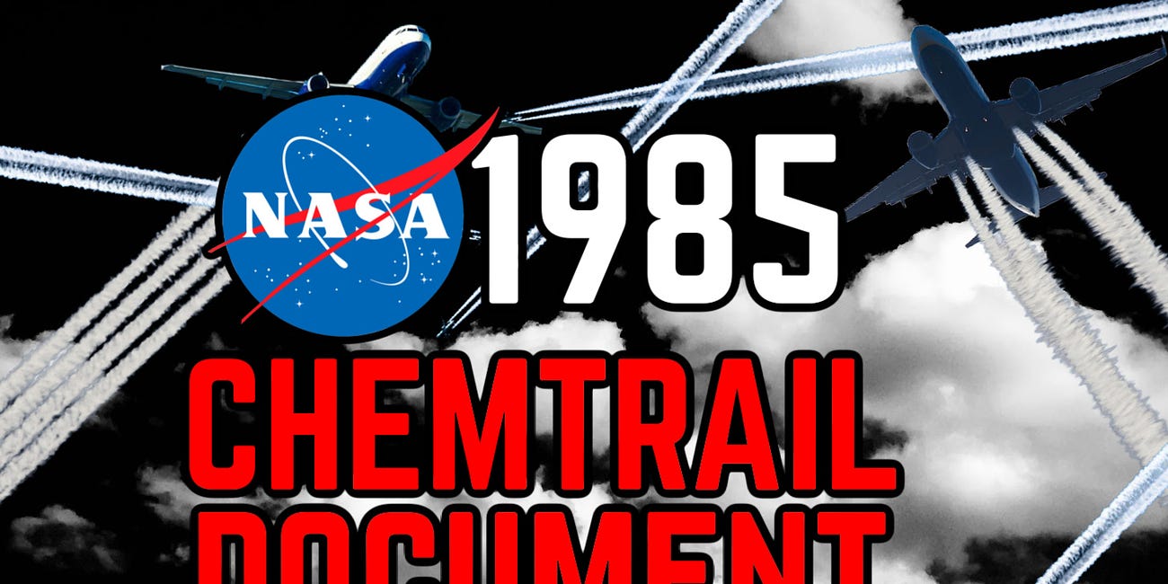 CHEMTRAILS: NASAs 1985 Document ☣️ Lithium & Barium Releases into the Atmosphere