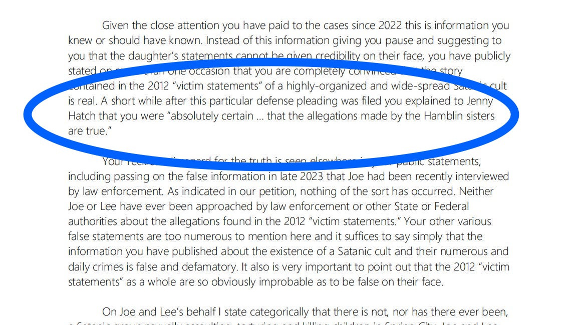 Go El’s been on a bit of a tear with his posting lately. I guess this is what happens when abusers invoke legalities against journalists!