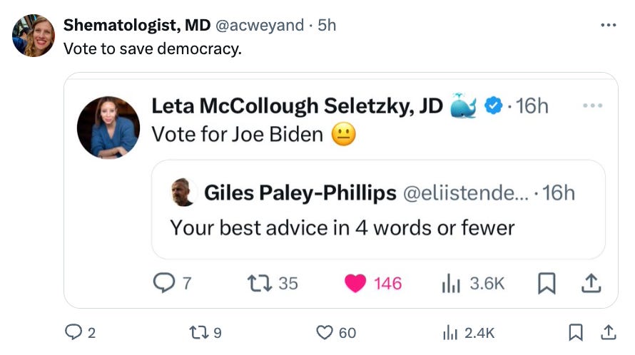 Should doctors encourage patients to vote?