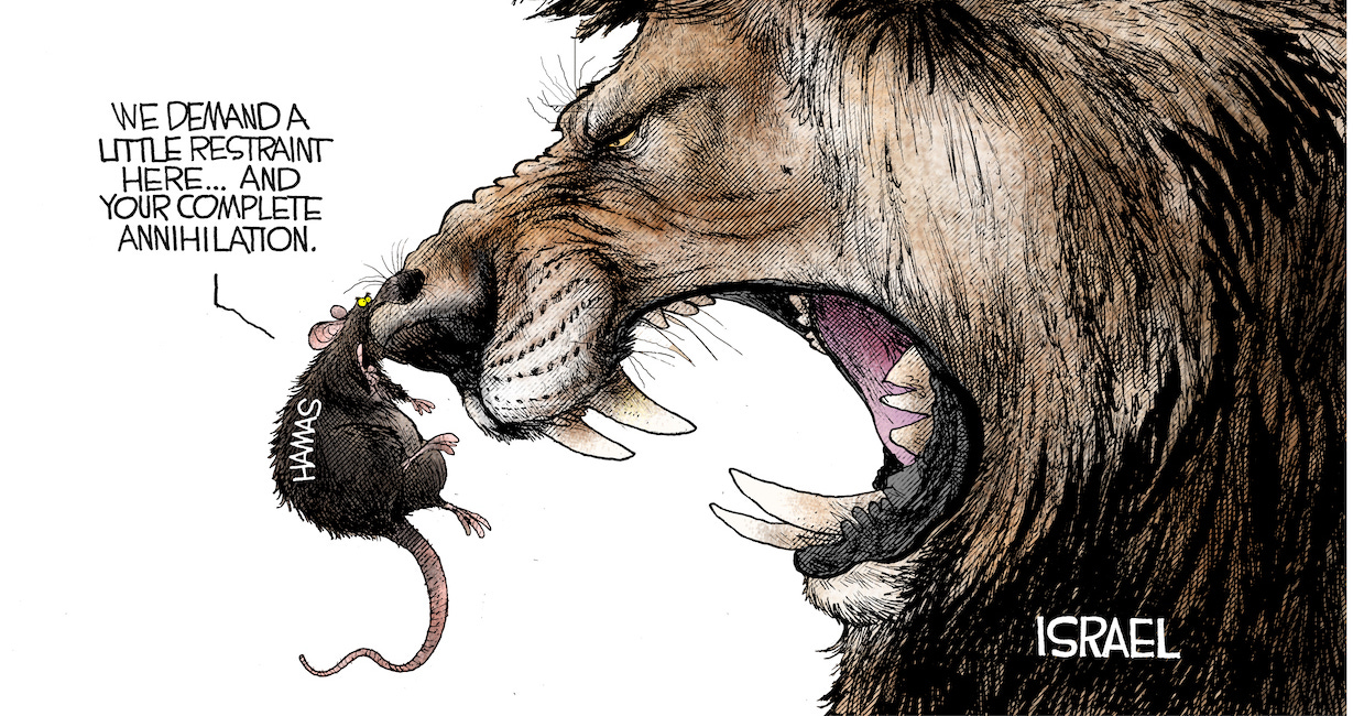 Michael Ramirez: Hamas Demands 11-02-23