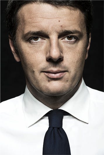 Il piccone di Matteo Renzi