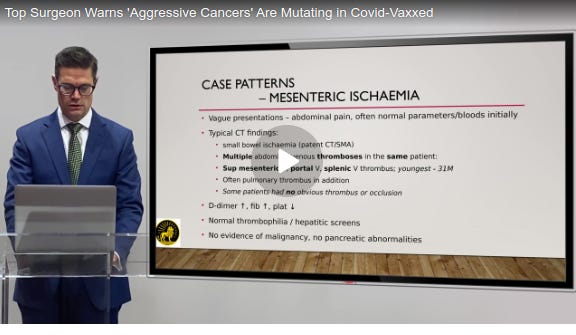 Leading Surgeon: 'Extremely Aggressive' Cancers With a 'Different Biology' Are Mutating in Covid-Vaccinated