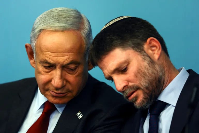 #GenocidasIsraelíes: Bezalel Smotrich, ministro de Finanzas y de Cisjordania