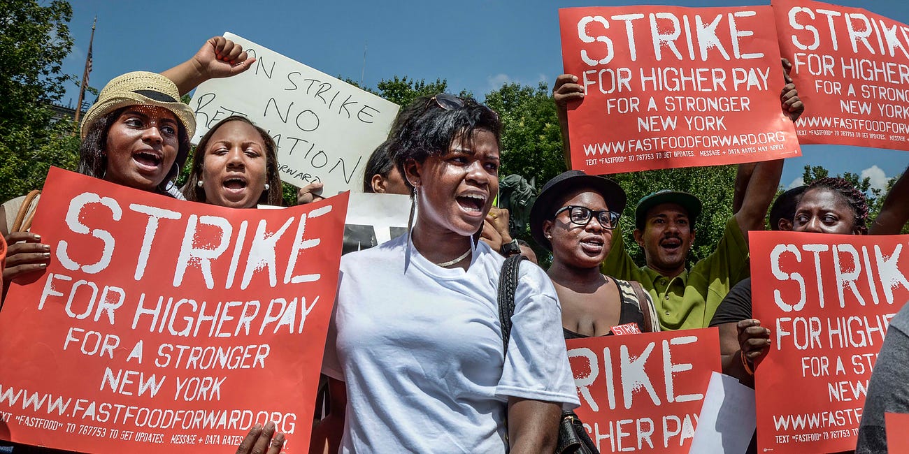 Fast-Food Workers Seek Government Guns to Back Demands