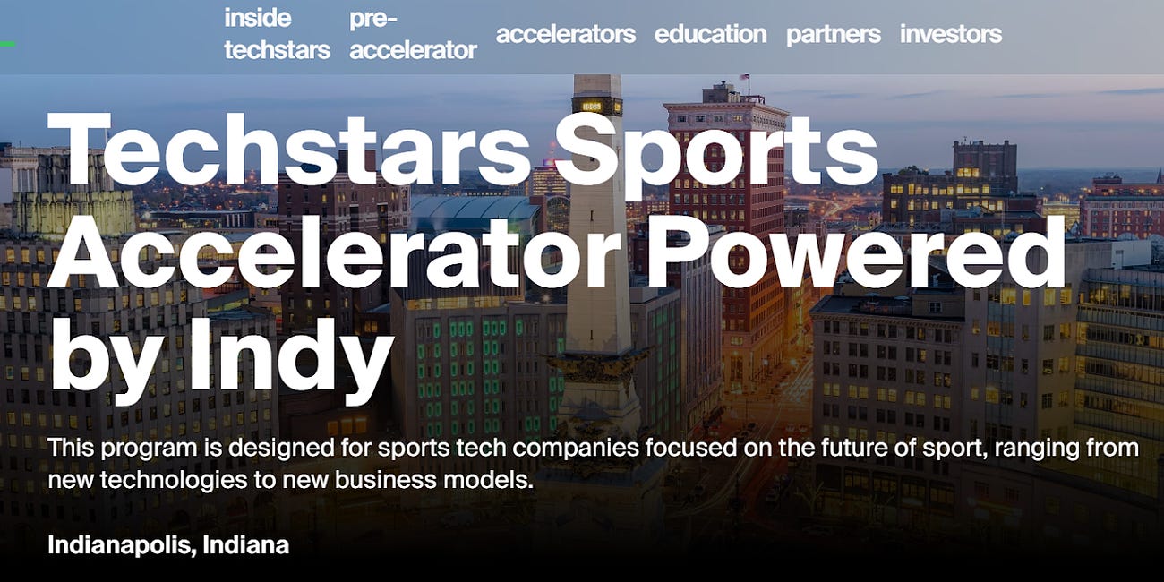 ⭐Upside VC/Accelerator Profile: Techstars Sports Accelerator & Chat with Andrew Hippert, Investment Principal.