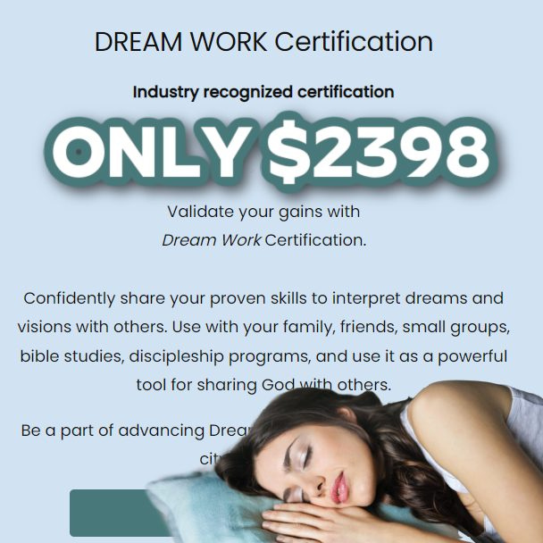 Charismatics Offer Prophetic ‘Dream School’ Certification, Only $2398
