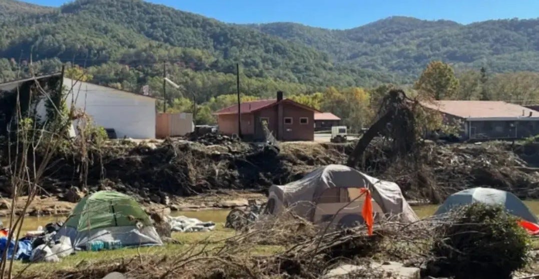 Hundreds of people are sleeping in tents in Southern Appalachia as winter descends!