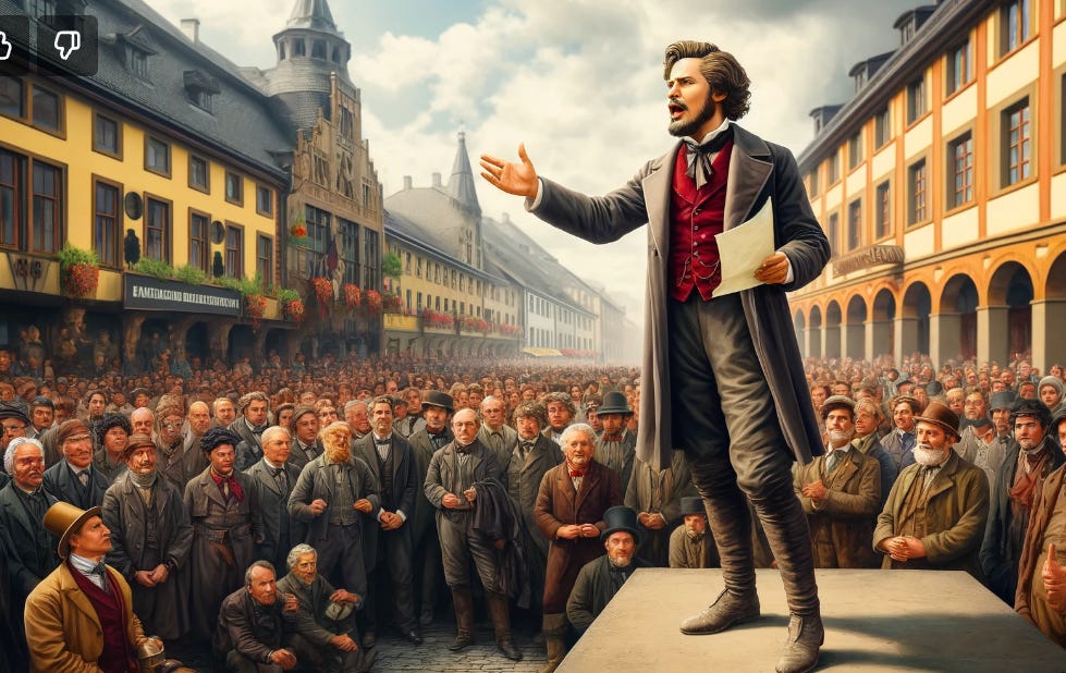 READING: Friedrich Engels: Speech in Elberfeld: February 8, 1845