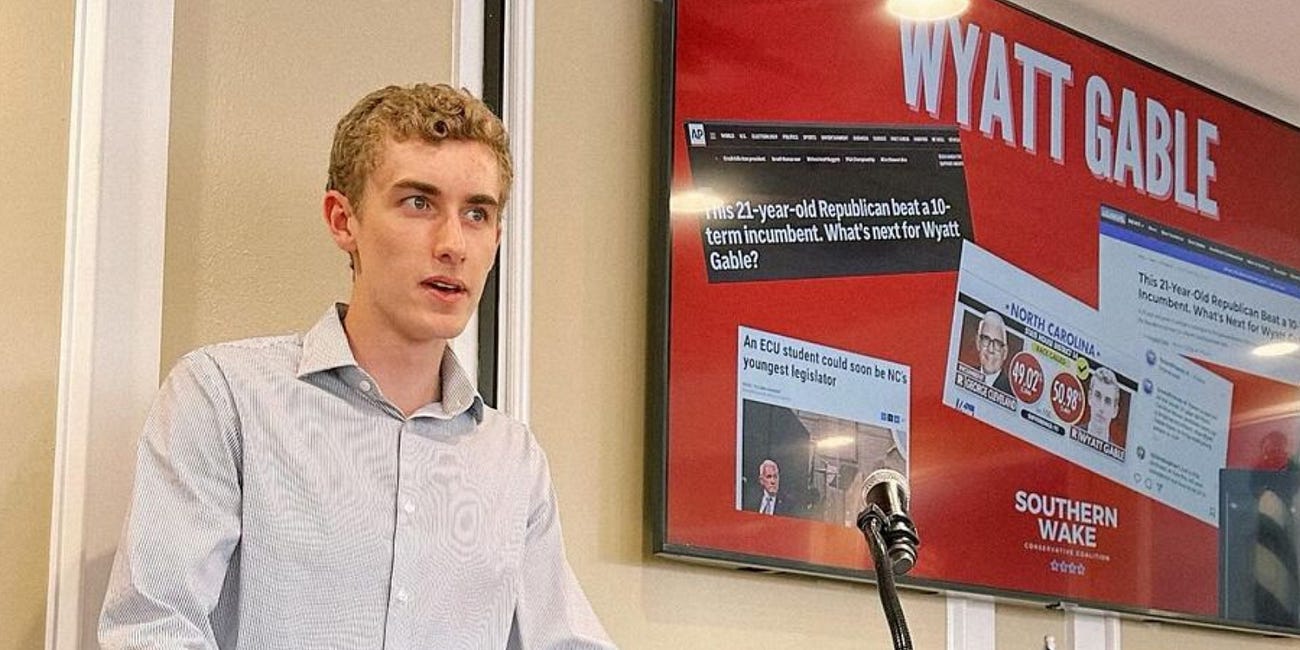 This 21-year-old Republican beat a 10-term incumbent in primary for North Carolina State House 