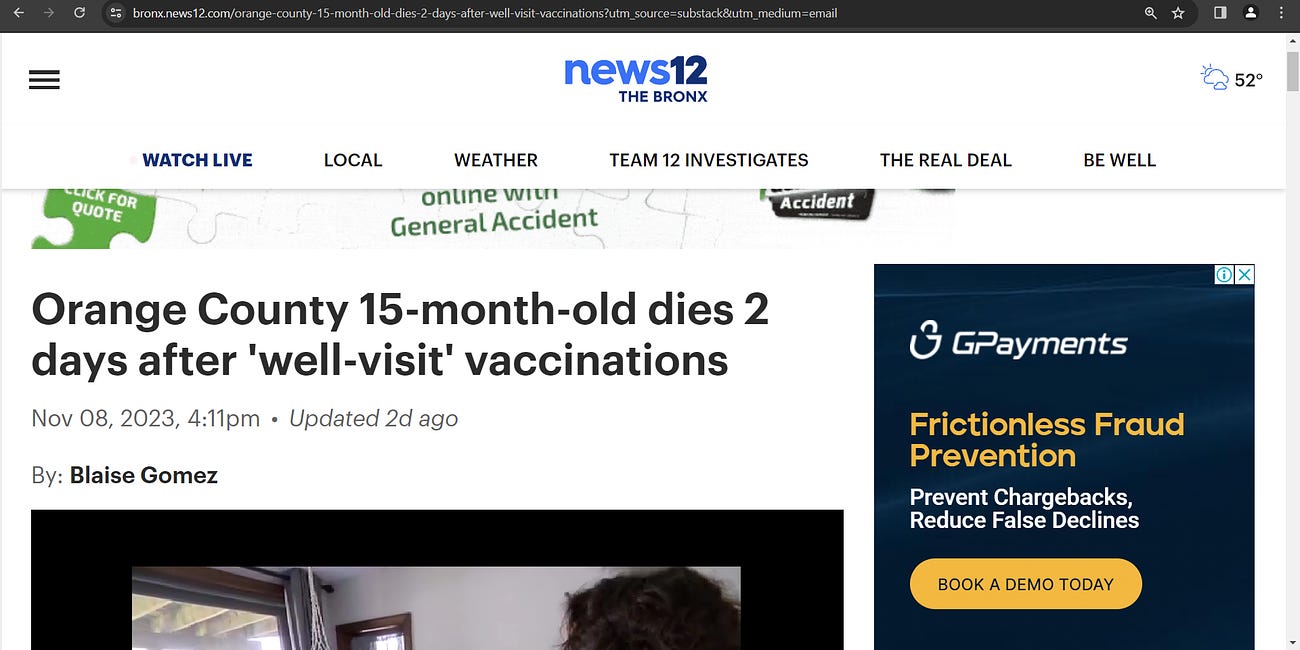 Shocking, heartbreaking! What killed 15-month-old toddler Melody Rain Palombi-Malmgren who died 2 days after 'well-visit' vaccinations? Was it the vaccine (s)? Which one (s)? What did she get? mRNA? 
