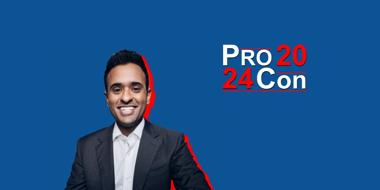 Vivek Ramaswamy for President? (Pro/Con 2024)