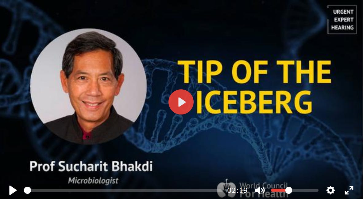 Dr. Sucharit Bhakdi: Cell Uptake of Plasmid DNA Alters the Human Genome