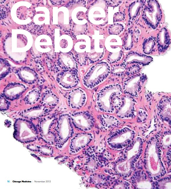 When is a cancer not a cancer? Wall Street Journal asks as the Gleason 6 debate goes mainstream